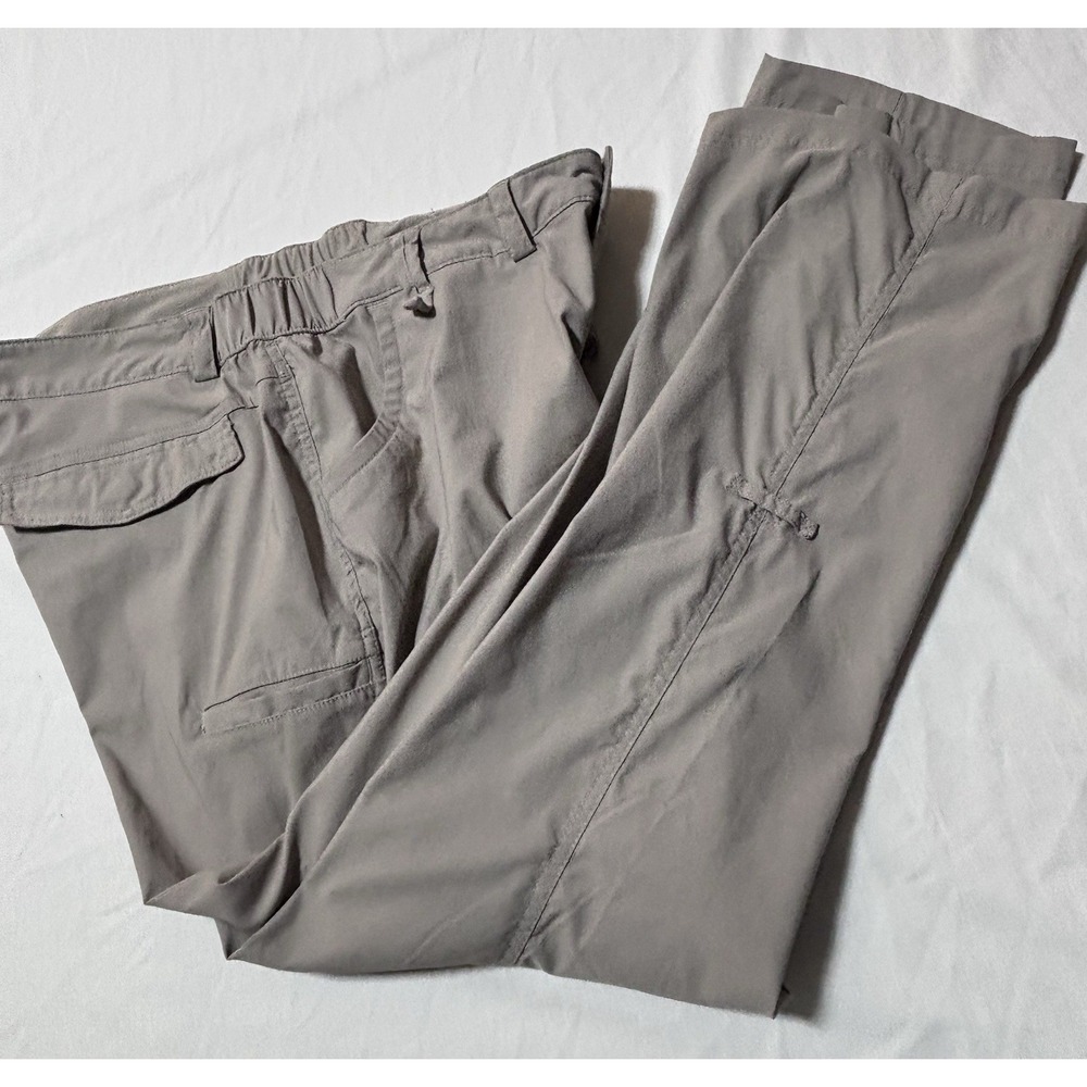 Duluth Trading Co. Pants Women's Size 18x 31 Khaki Stretch Cargo Hiking‎ Outdoor